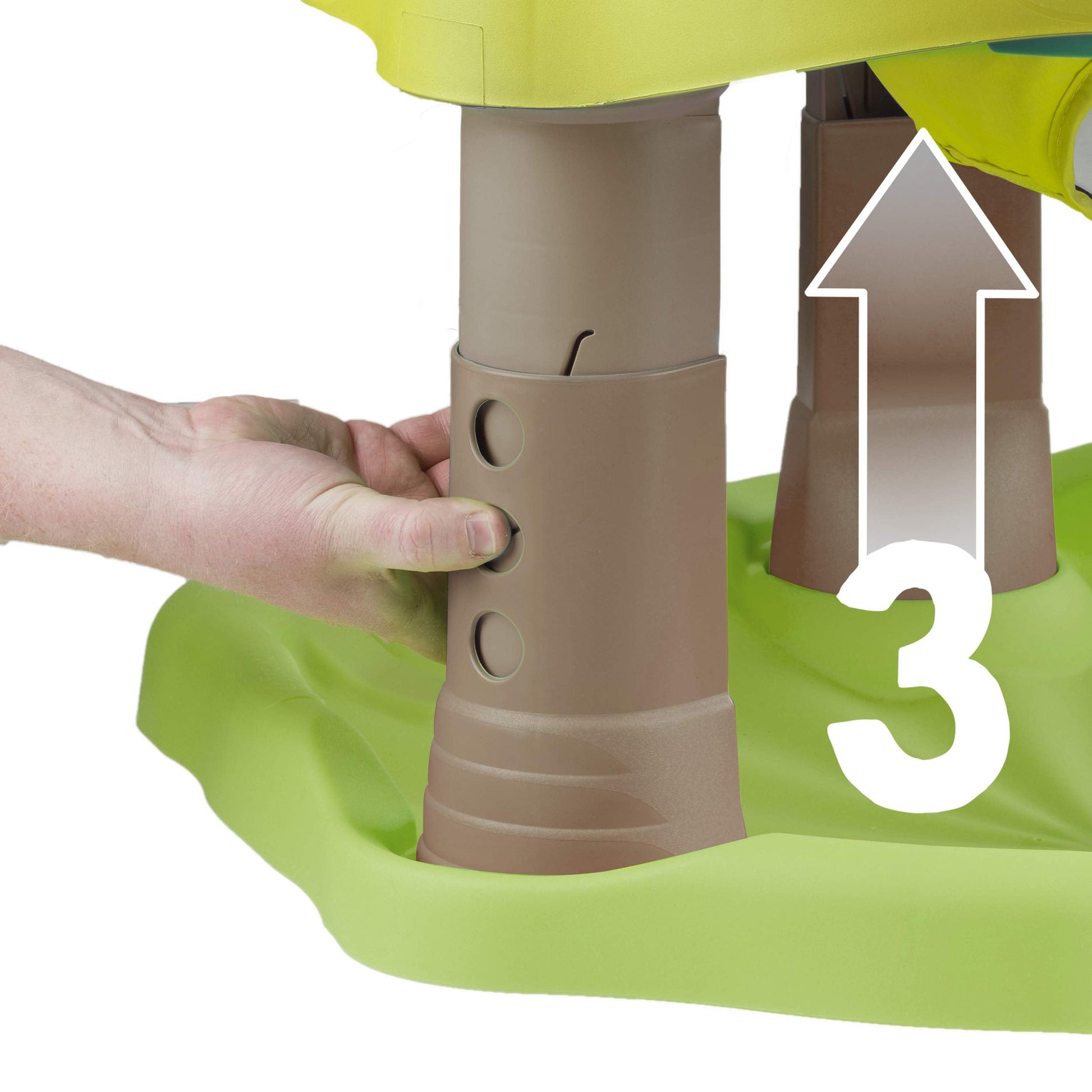 Detailed view of the Evenflo Life in the Amazon seat and safety harness
