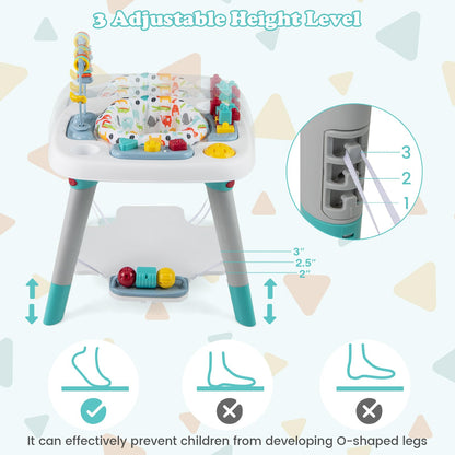Top view of Honey Joy 6-in-1 infant play table and station