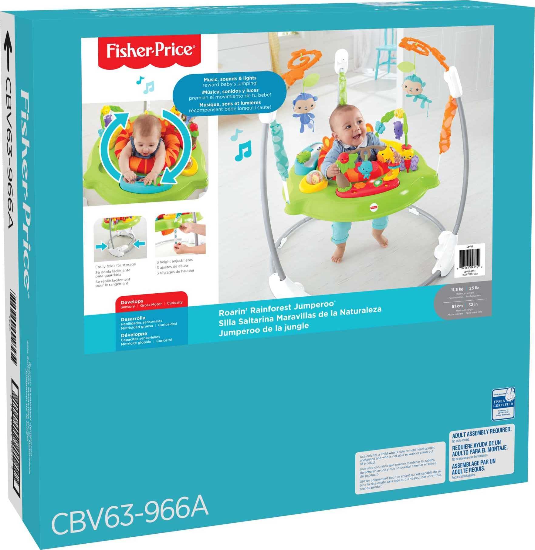 Baby playing in Fisher-Price Jumperoo