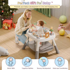 Tolead activity center converted to toddler play table