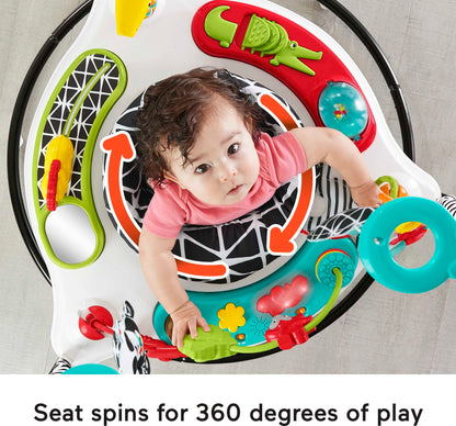 Close up of musical toy features on Fisher-Price Jumperoo