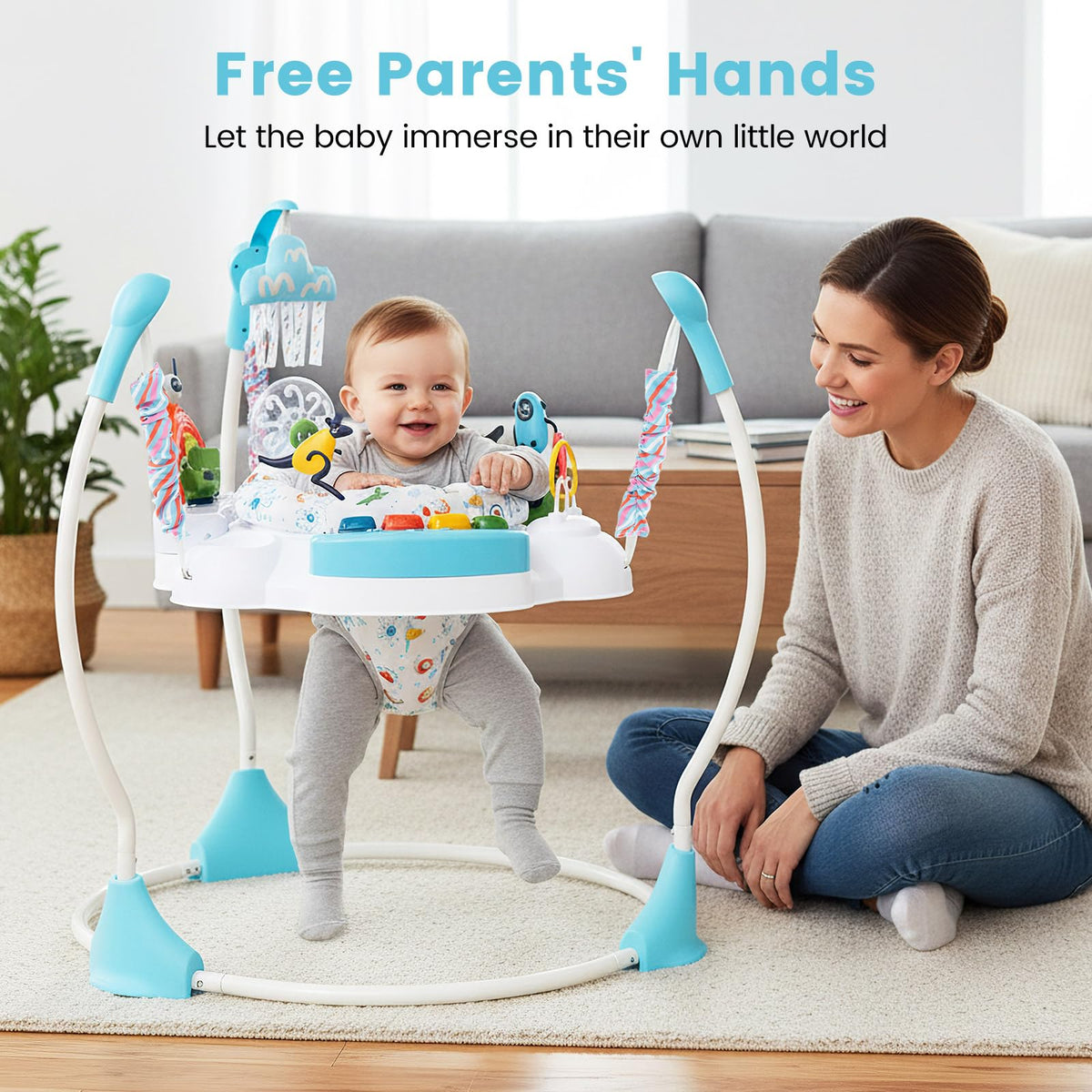 Infans baby activity center 360 degree rotating seat angle
