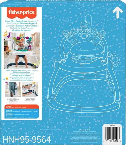 Fisher-Price Astro Kitty Jumperoo side profile view