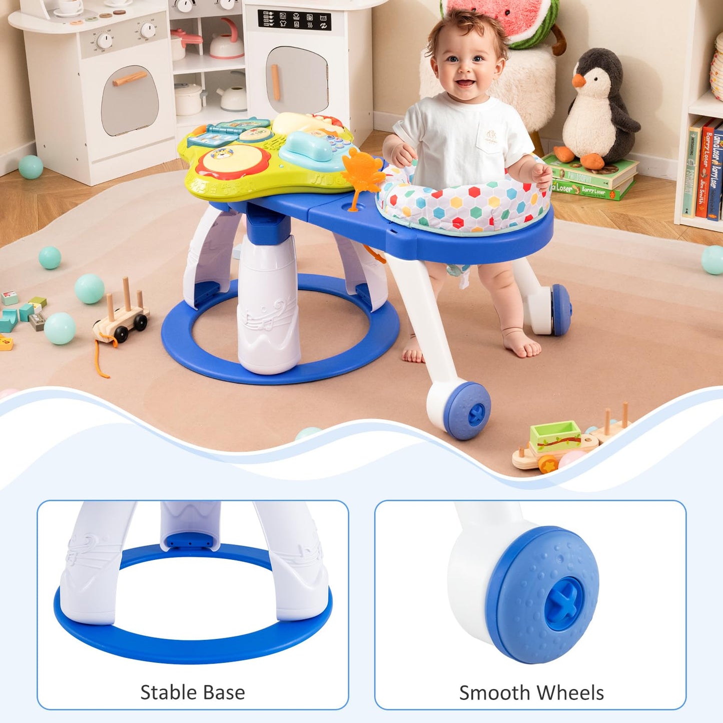 Toddler activity table mode for 6 to 36 months