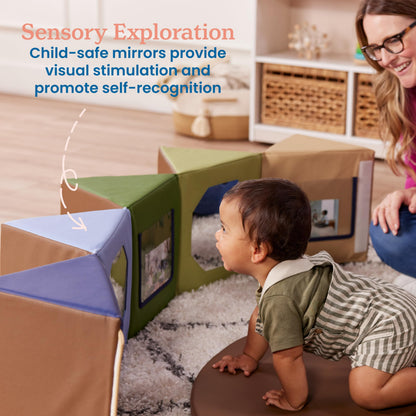 Three piece ECR4Kids activity set in a home playroom
