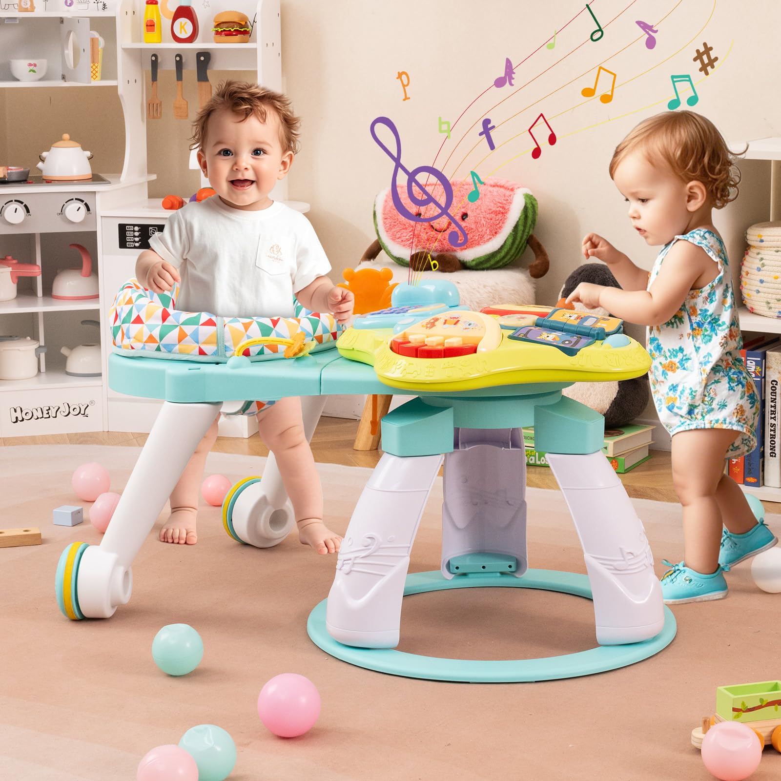 Detachable seat cushion for Infans baby walker