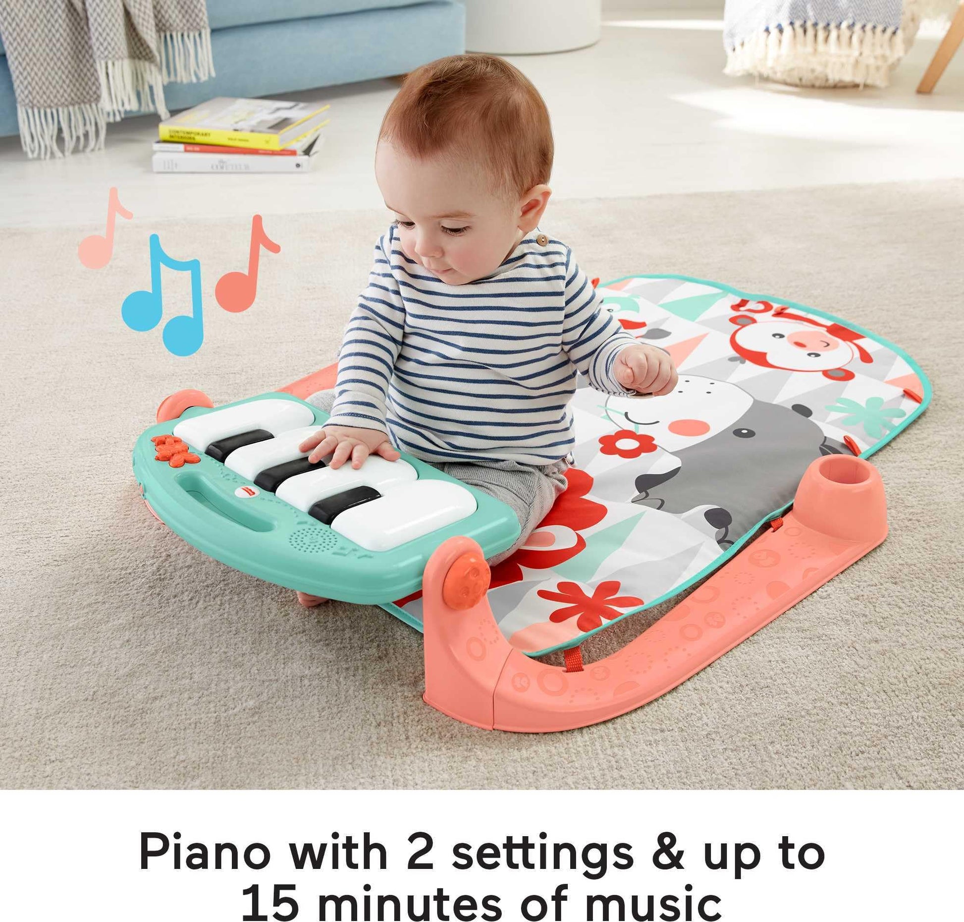 Fisher-Price GDL83 playmat with overhead arch and dangling toys