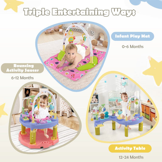 Honey Joy activity saucer with 360-degree rotating seat