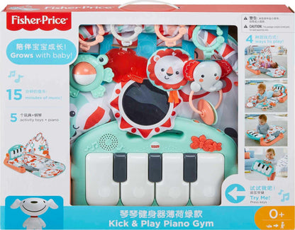 Fisher-Price activity gym showing volume control and light settings