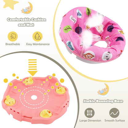 Honey Joy baby bouncer folded for storage