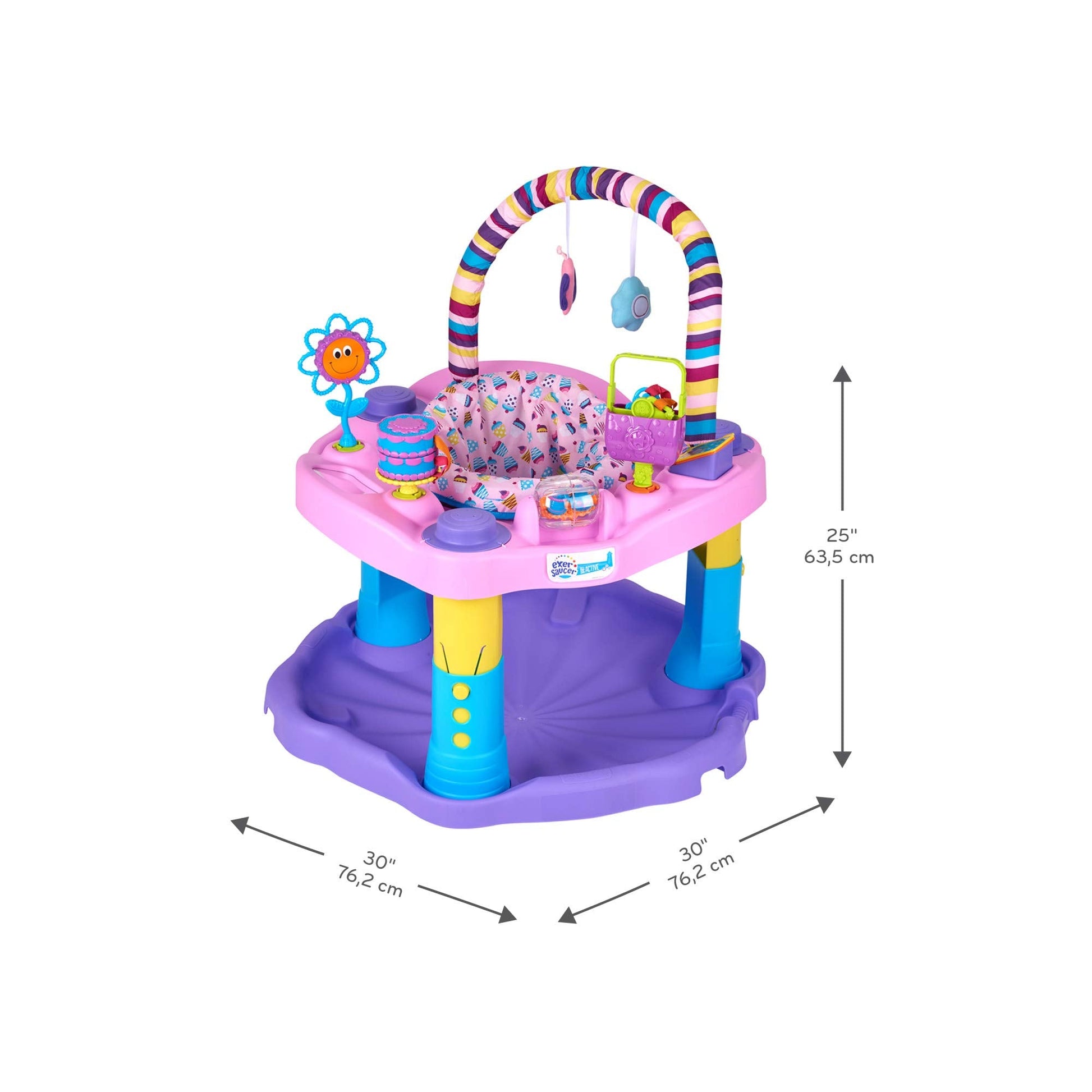 Evenflo bouncing activity saucer seat pad detail