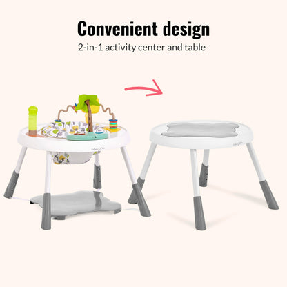 Dream On Me baby activity center adjustable height leg mechanism
