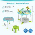 Baby Joy 5 in 1 baby activity center converted play table