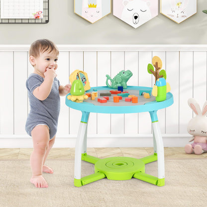 Detailed view of the 360 degree rotating seat base