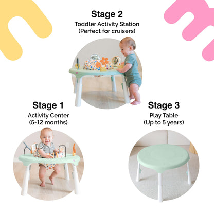 Oribel PortaPlay converted into a kids play table