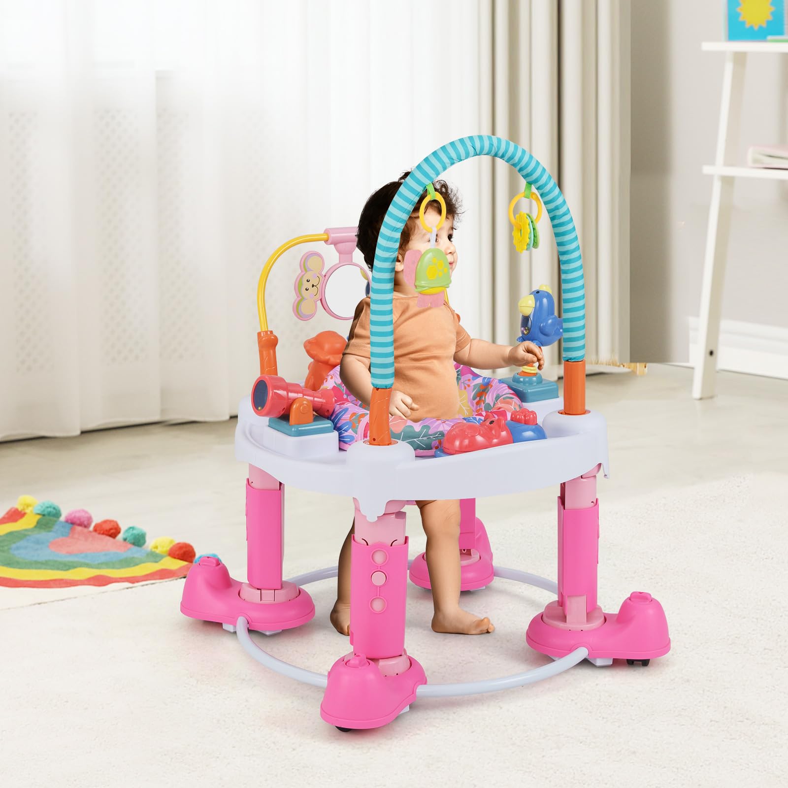 Infans activity center 360 degree rotating seat detail