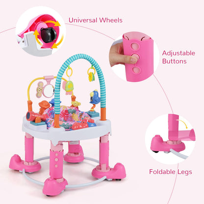 Infans baby bouncer foldable frame for storage