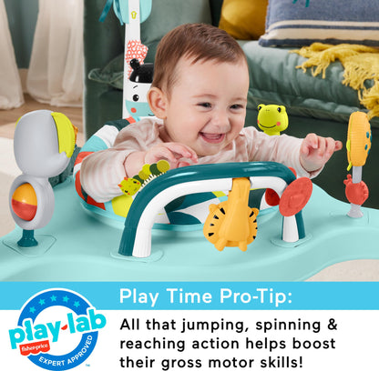 Baby playing in Fisher-Price Colorful Corners Jumperoo