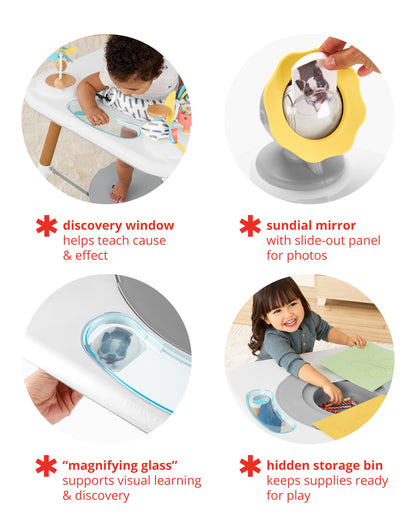 Skip Hop Discoverosity activity center converted into play table