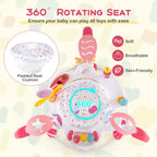 Baby Joy activity center height adjustment mechanism