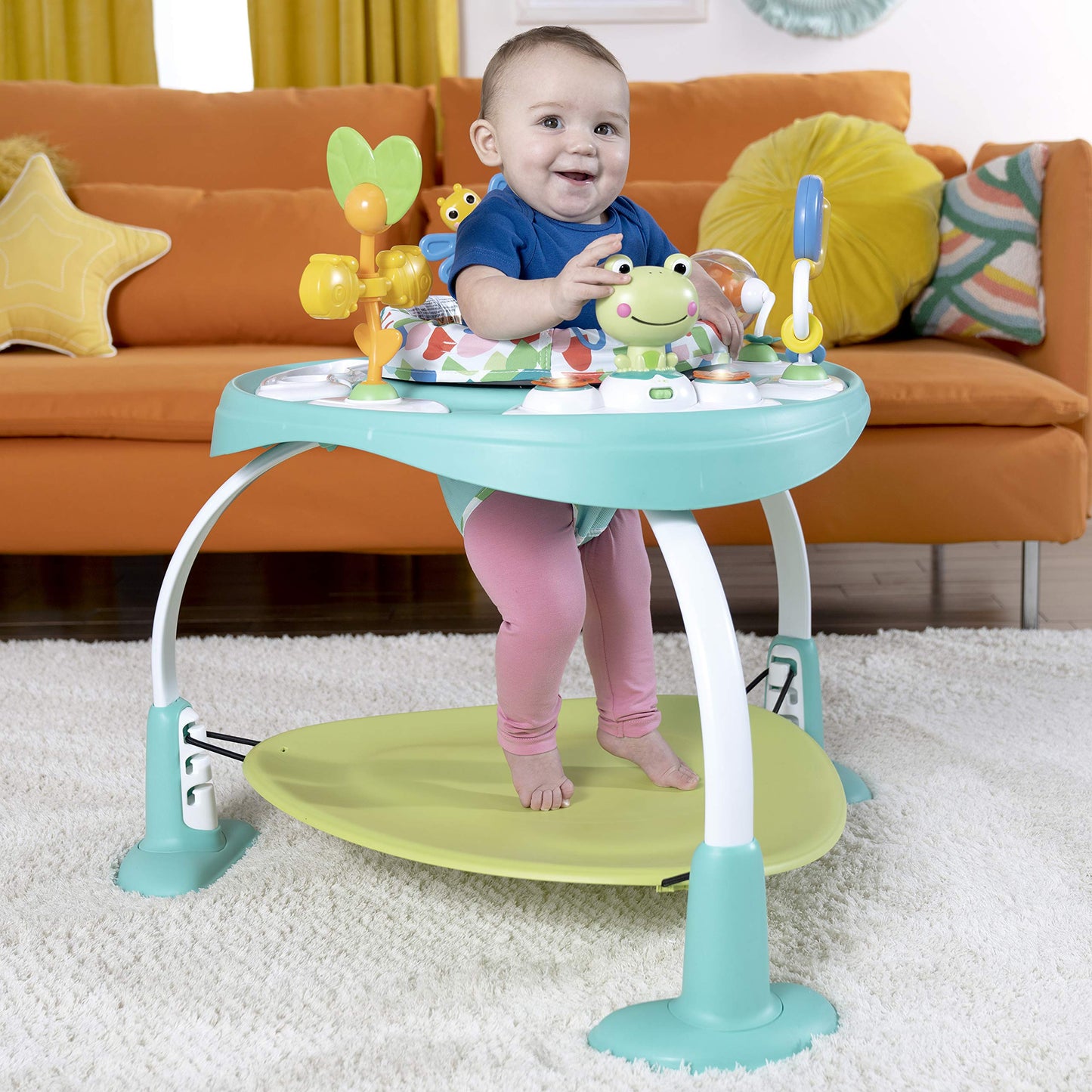Playful Pond themed toys on Bright Starts activity jumper