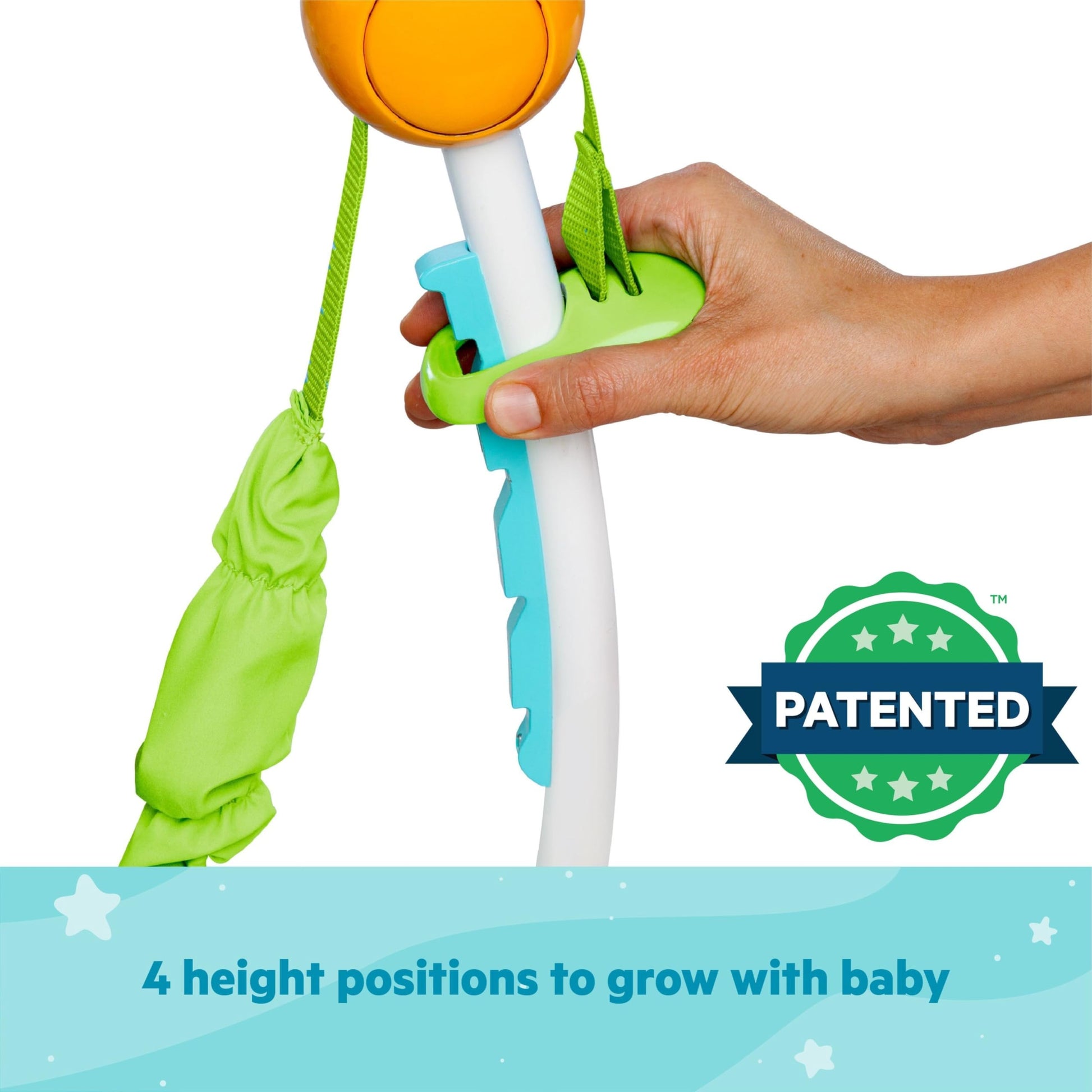 Squirt themed turtle piano toy feature on the jumper.