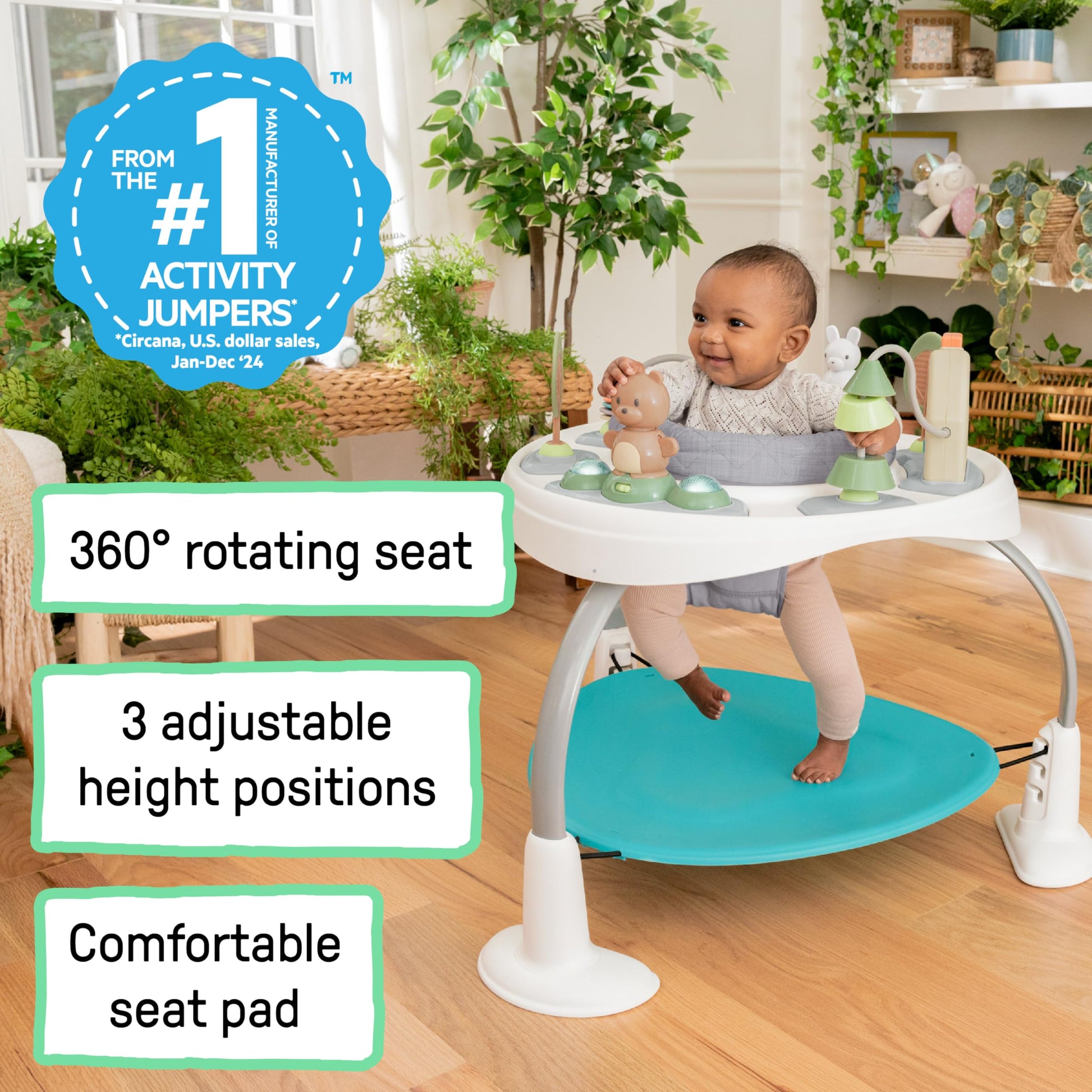 Ingenuity Spring and Sprout developmental toy tree feature