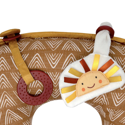 Boppy Tummy Time Prop with attached plush sun toy