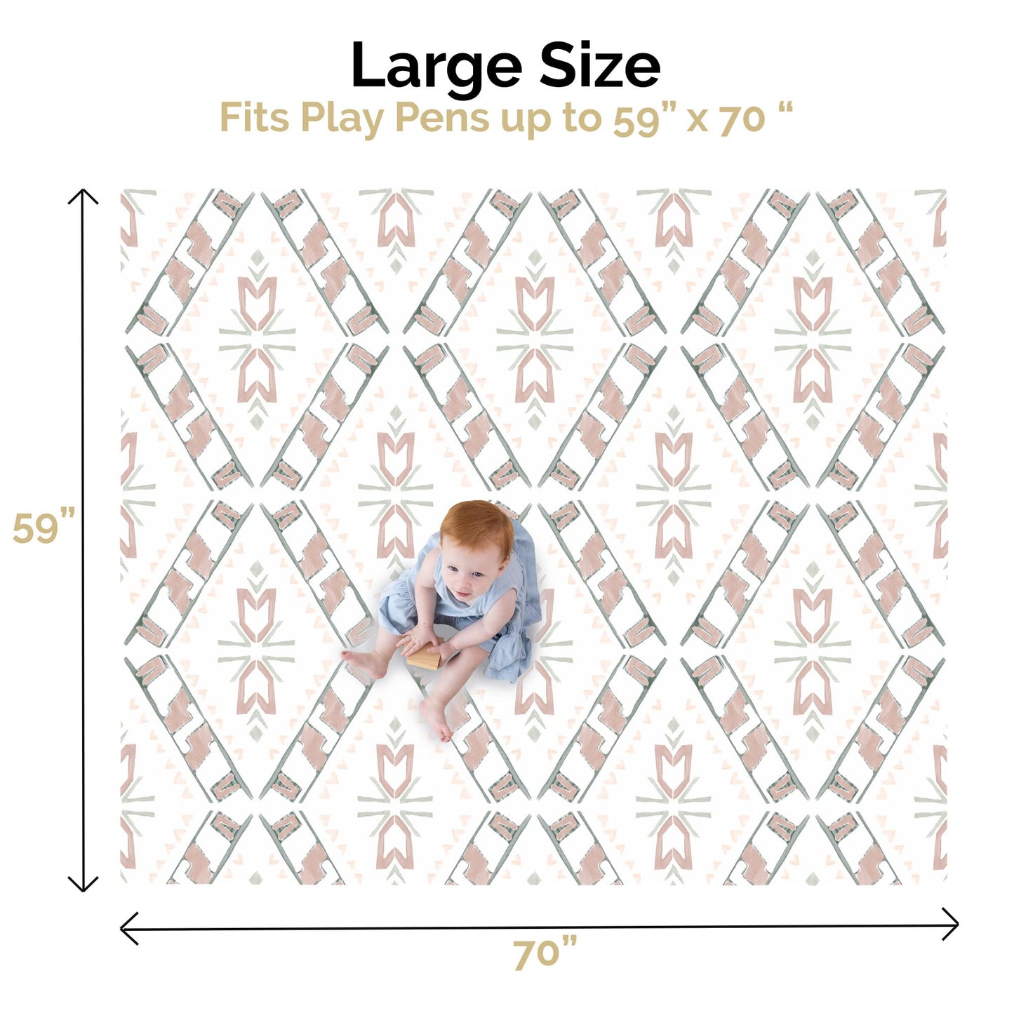Compact folded state of the travel friendly Westbound variant toddler mat