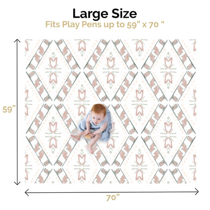Compact folded state of the travel friendly Westbound variant toddler mat
