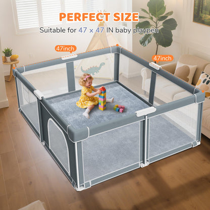 Removable cover detail of Omzer toddler activity mat