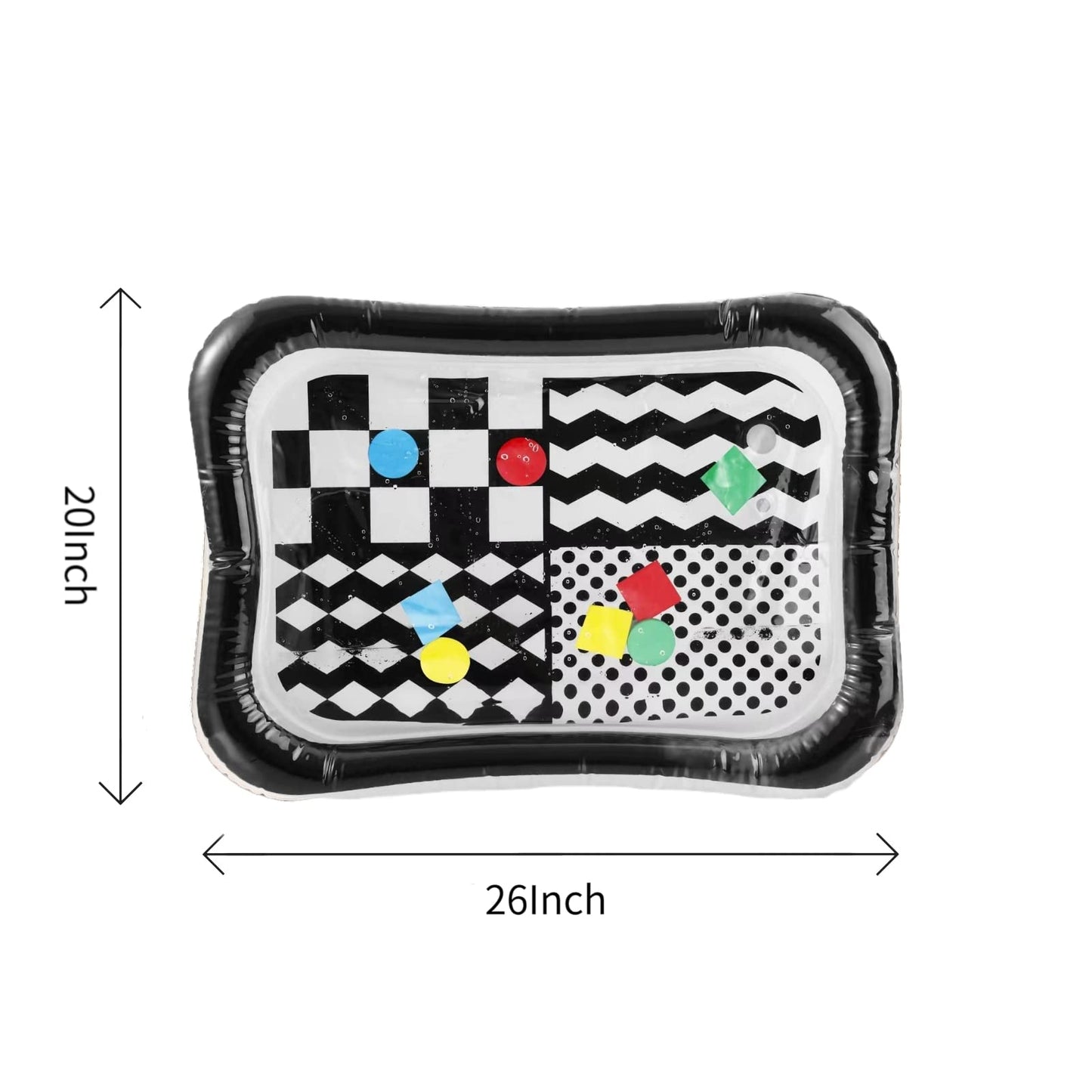 PandaEar colorful marine life baby floor play mat with floating toys