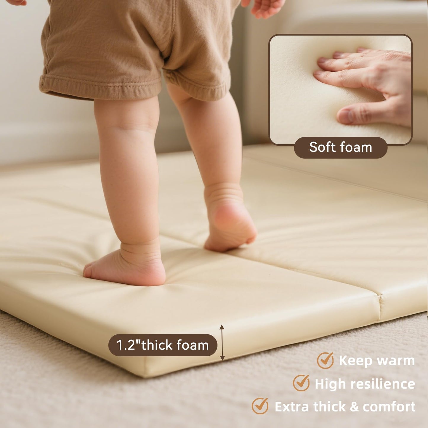 Todiby kids floor mat in a playpen setting