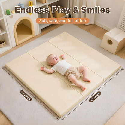 Todiby baby play mat thick foam padding detail