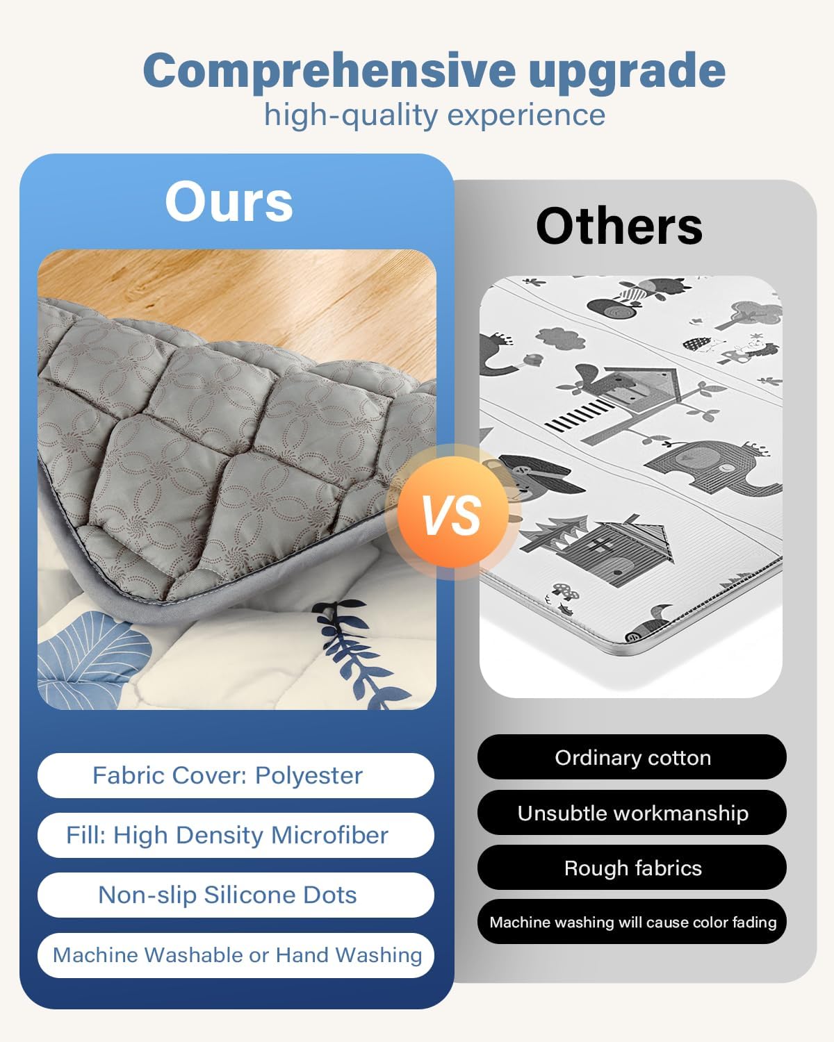 Portable and foldable Quafret playmat for travel convenience