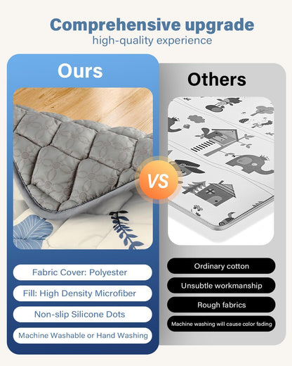 Portable and foldable Quafret playmat for travel convenience