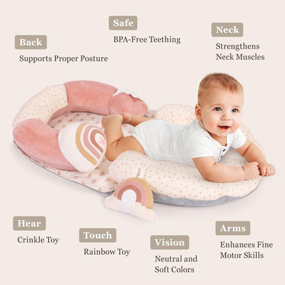Educational cards included with Foryoomi 4 in 1 mat