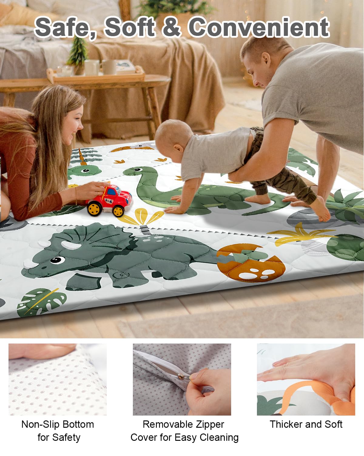 Tinyharbo non-slip bottom texture view for floor safety