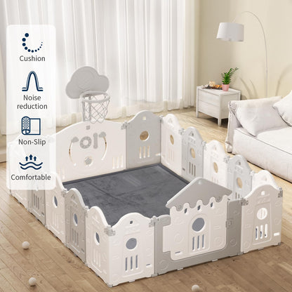 Non-slip backing detail on Acomopack play mat