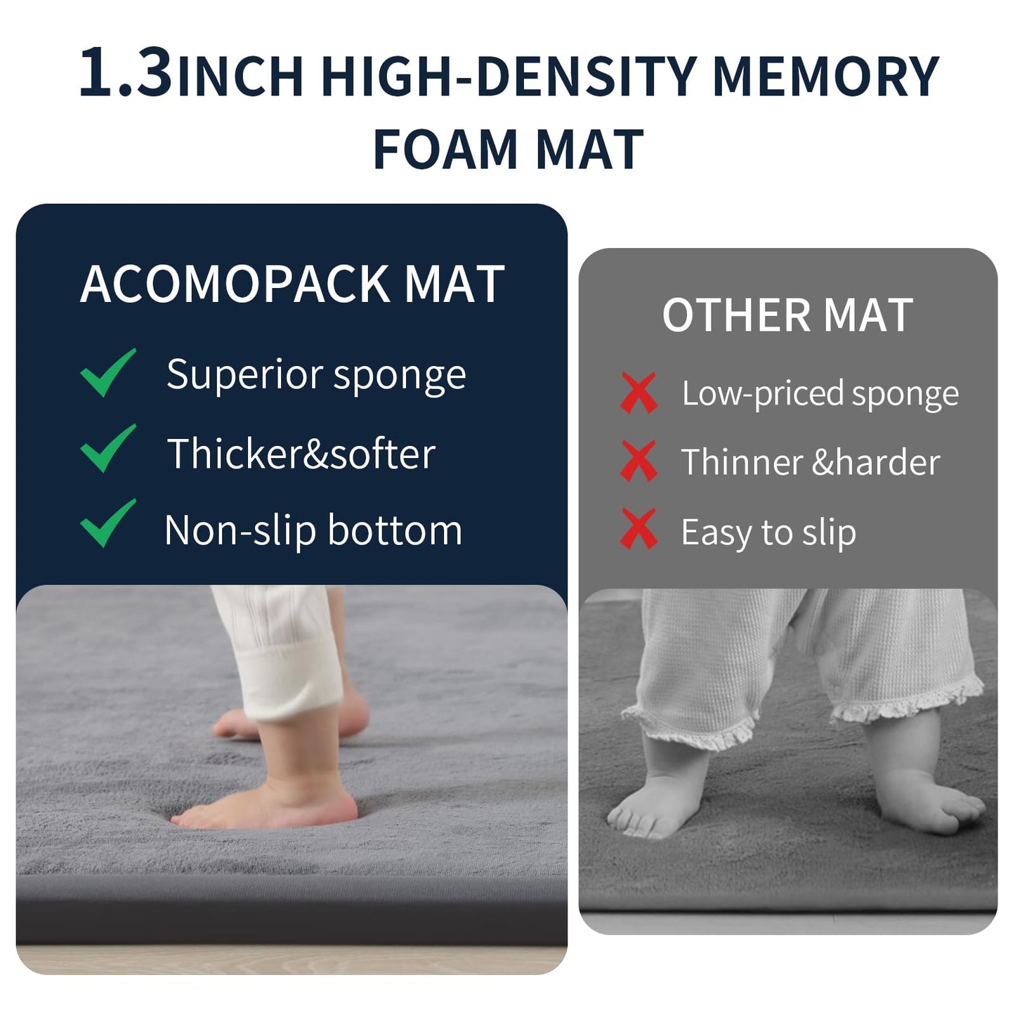 Acomopack baby play mat used in nursery setting