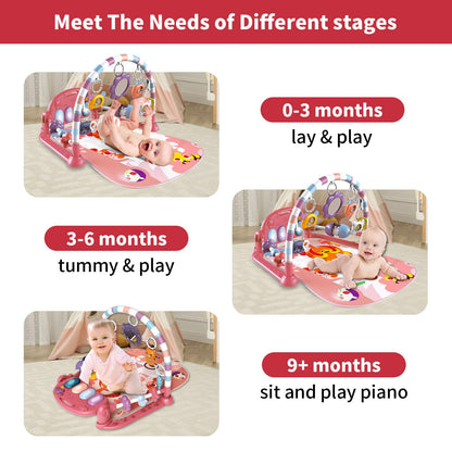 Detachable musical piano feature of Derimkcoa baby mat