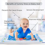 Splashin'kids baby water play mat showing under the sea graphics