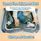 Extra large 30 inch baby water mat for tummy time development