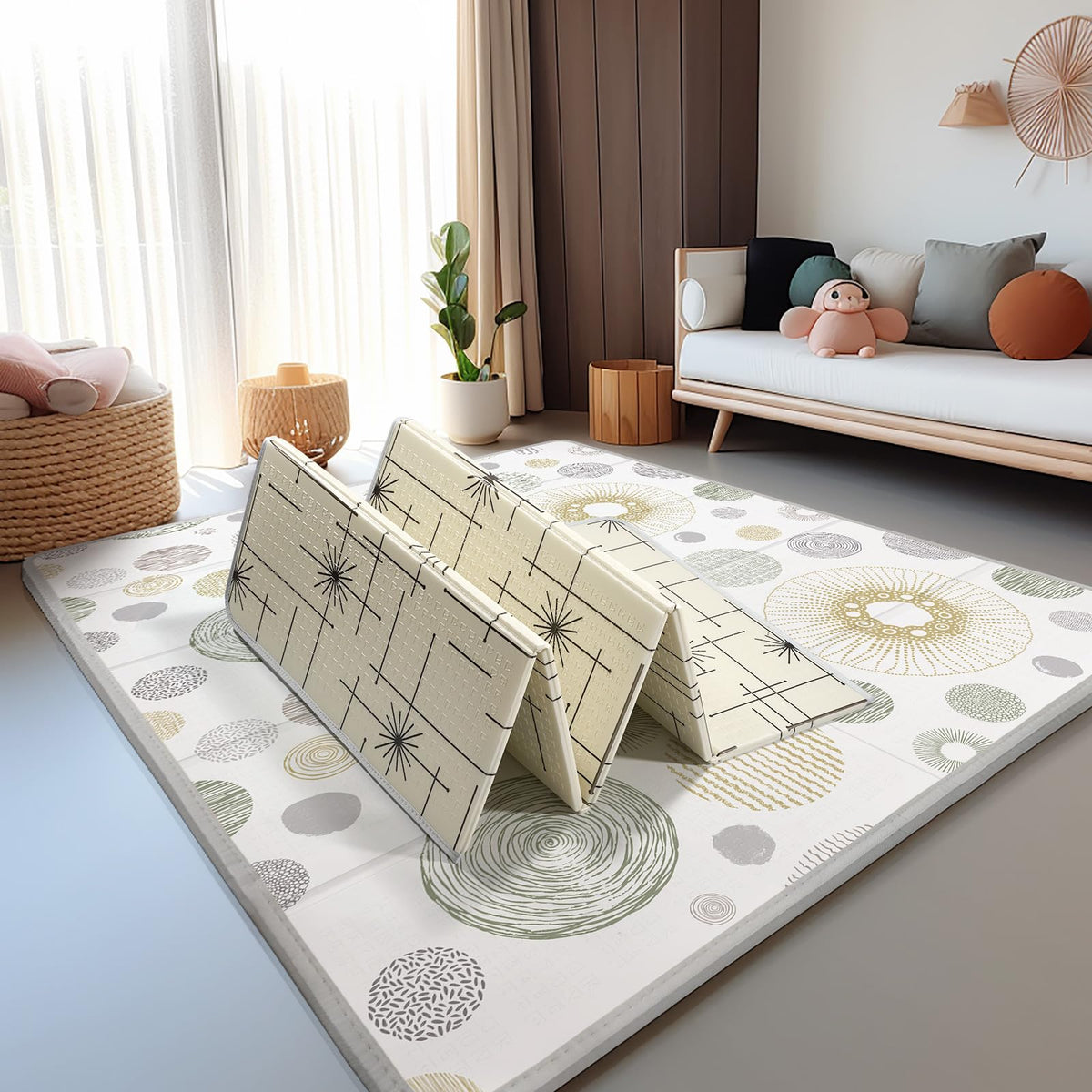Piglog portable baby mat lifestyle overview