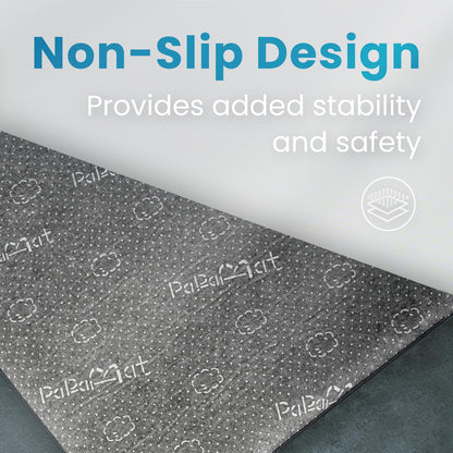 Close up of water-repellent fabric on PaPaMat play mat
