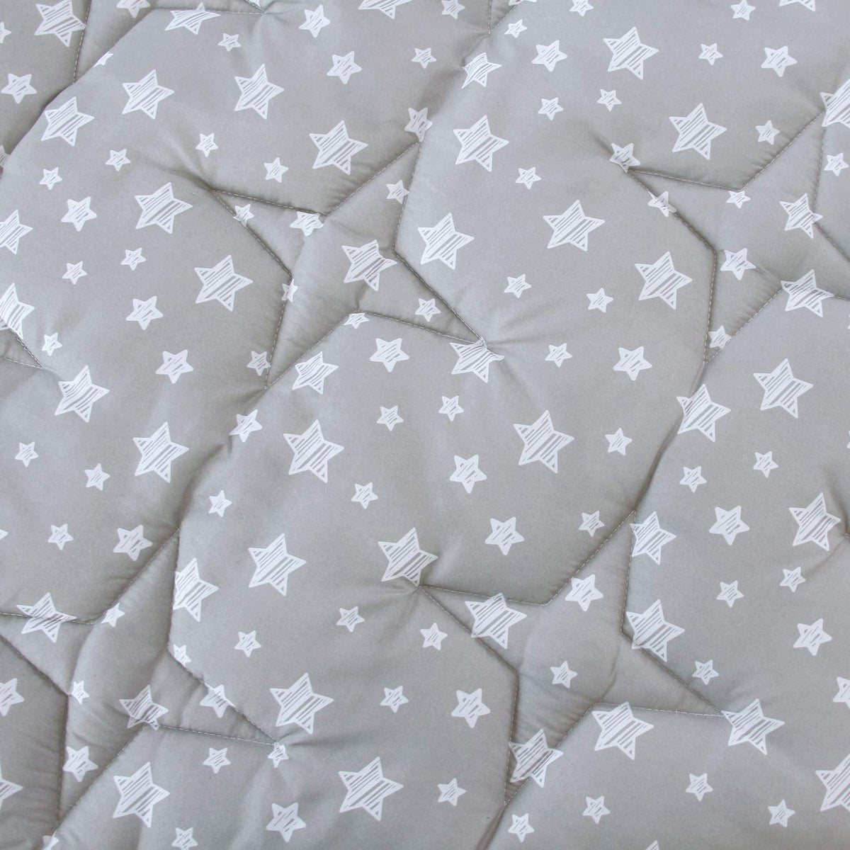 Moonsea grey star baby playmat folded layout