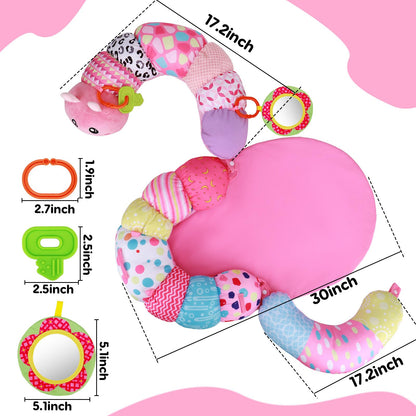 Side view of Topsochir 2-in-1 support pillow for newborns