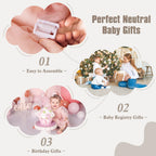 Fully assembled Foryoomi 5-in-1 convertible baby play gym packaging view