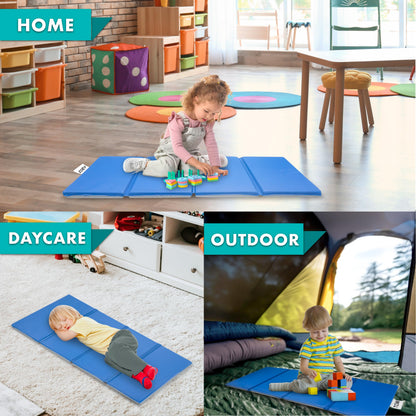 ProSource 45-inch foam rest mat displayed in a nursery setting
