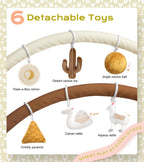 Little Dove baby play gym overhead support frames and detachable sensory toys